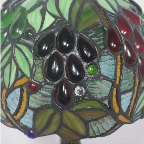  популярный прекрасный товар * Vintage stain do лампа витражное стекло античный Tiffany техника виноград рисунок ретро атмосфера освещение 