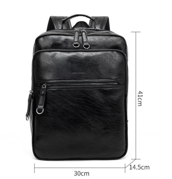  new model high class * cow leather shoulder bag man rucksack laptop bag original leather travel 