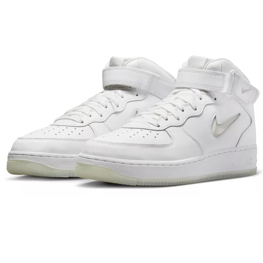 ■ナイキ エア フォース 1 ミッド '07 サミットホワイト/ライトボーン 新品 29.5cm US11.5 NIKE AIR FORCE 1 MID '07 DZ2672-101_画像7