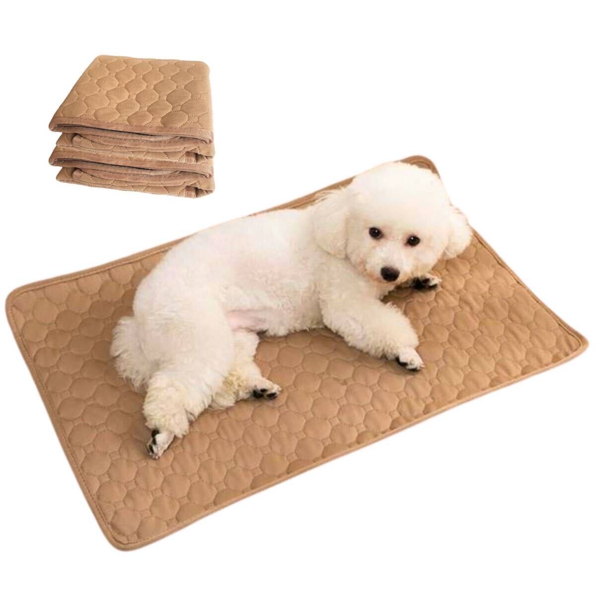 ... pet sheet pet sheet .... seat repetition possible to use 100×70cm 2 pieces set dog anti-bacterial deodorization beige 