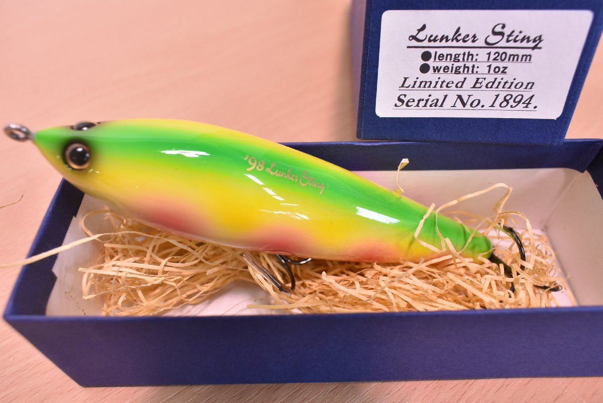 [1 start * unused goods ] topwater plug a LUKA tia leaf luck . lure other 5 point set hand made bus fishing limited (CKN_O1)