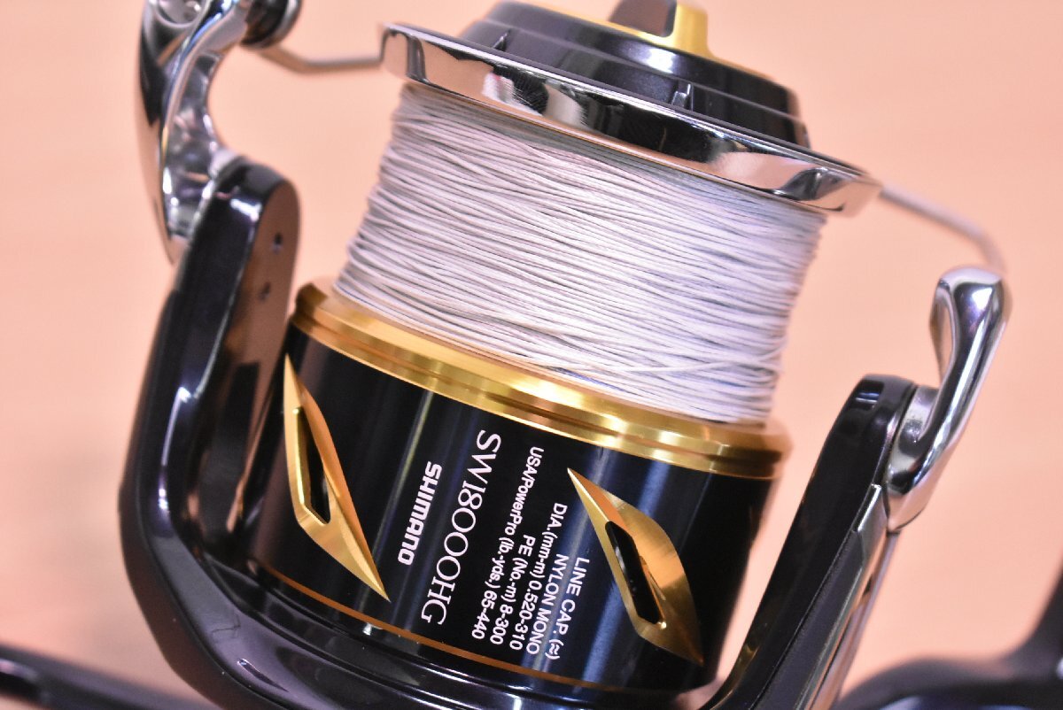 【程度良好品☆人気モデル】シマノ 20 ステラ SW 18000HG SHIMANO STELLA スピニングリール オフショア キャスティング CKN_画像9