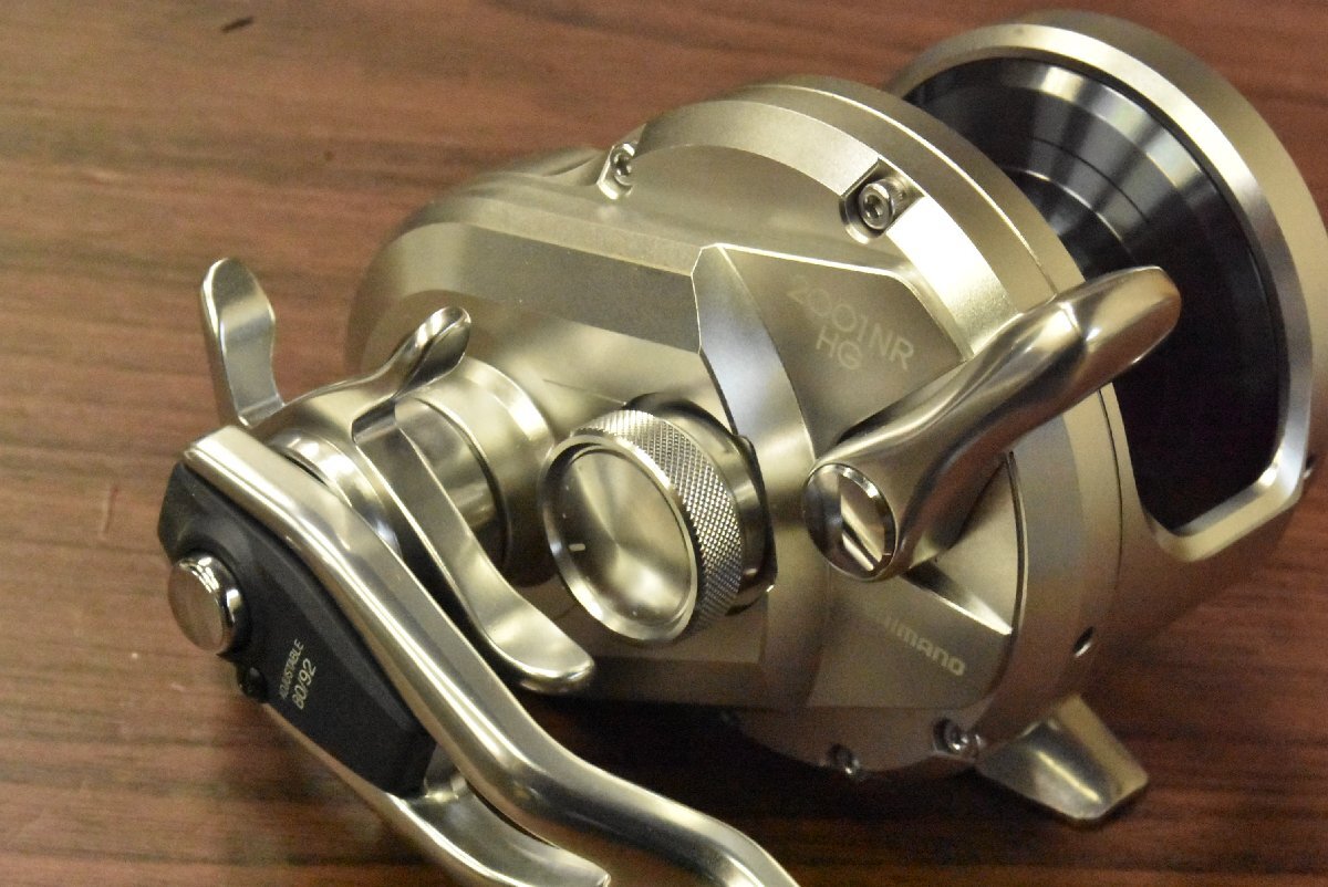 【程度良好美品①】シマノ 17 オシアジガー 2001NRHG SHIMANO OCEA JIGGER 左巻き ベイトリール ジギング（CKN_O1）_画像6