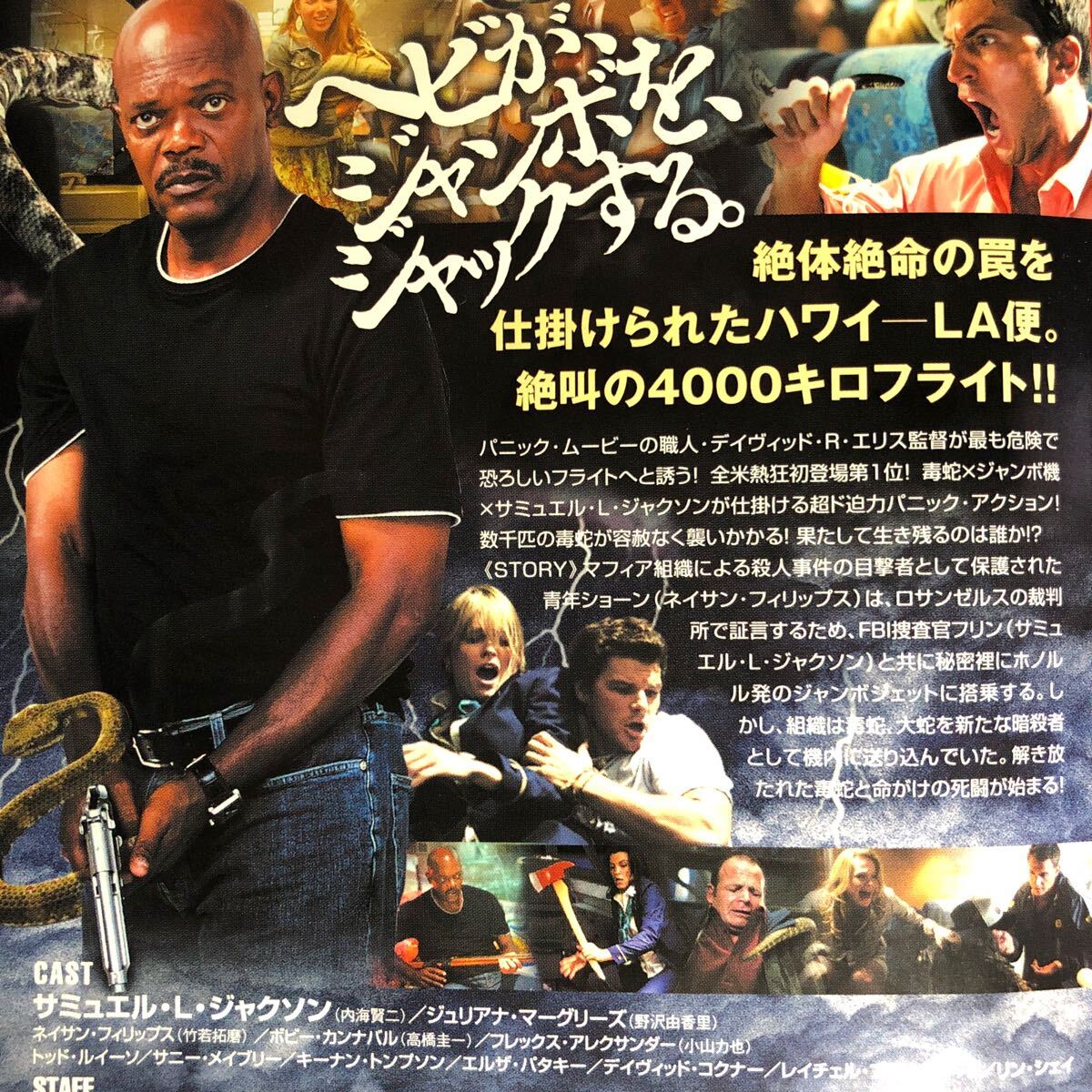 【即決価格・ディスクのクリーニング済み】スネーク・フライト DVD 《棚番1123》_画像3