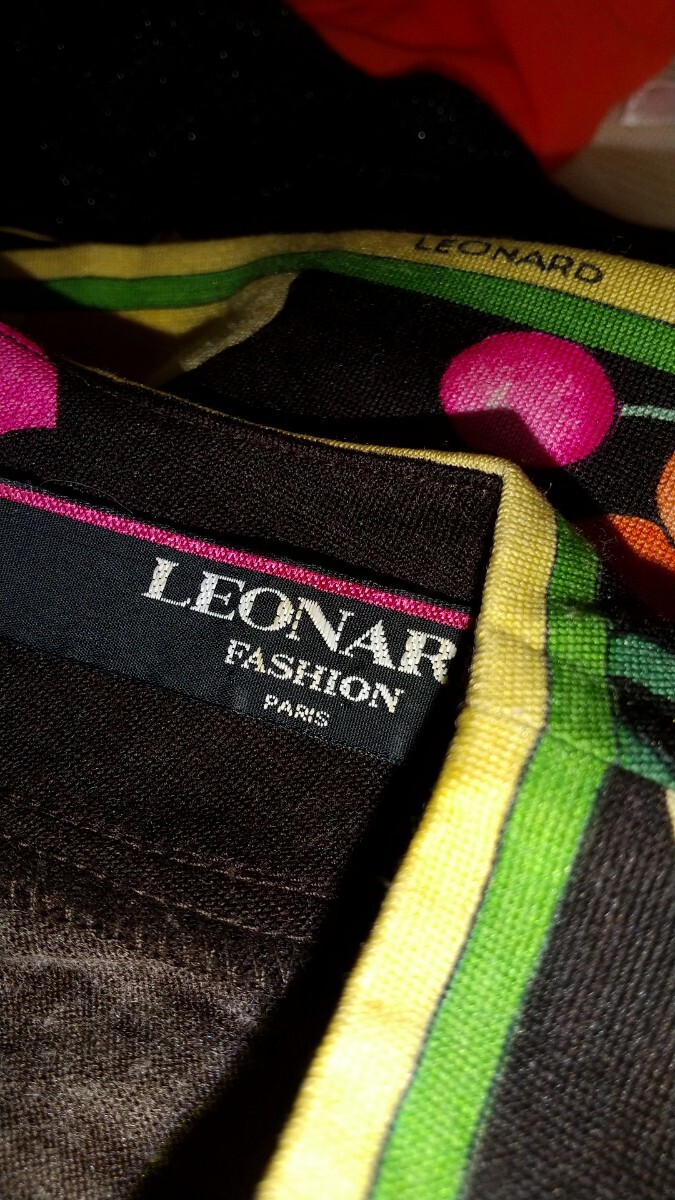 【5-30】LEONARD レオナール トップス チュニック L_画像9