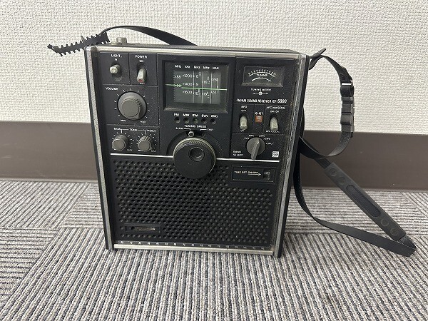 G020-S3-14313 SONY ソニー ラジオ スカイセンサー ICF5800 現状品①の画像1