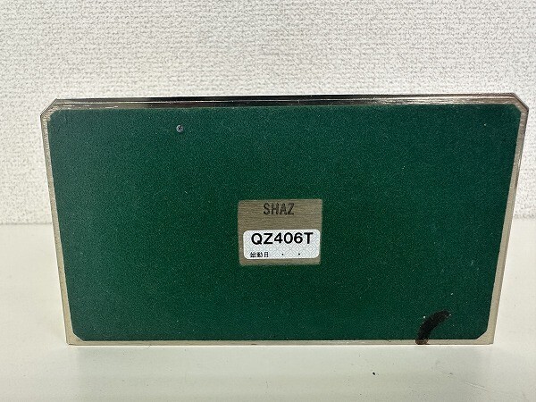 H074-J9-3589 ジャンク セイコー QZ406T 回転飾り付き クオーツ 置時計 約19.5x13.5x7.5cm 現状品①_画像5