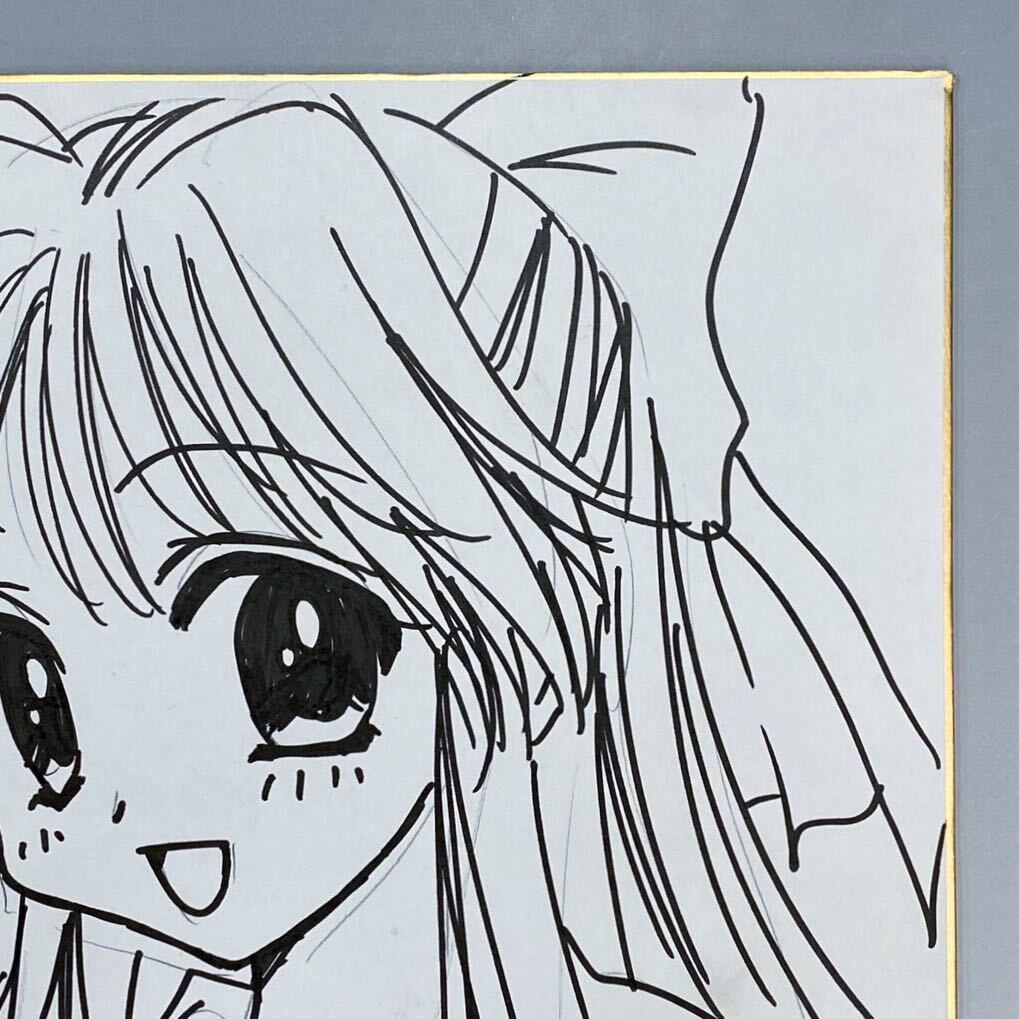 直筆イラストサイン色紙 ぼっくん 伊吹萃香 直筆 イラスト 直筆イラストサイン色紙 ぼっくん 伊吹萃香 直筆 イラスト