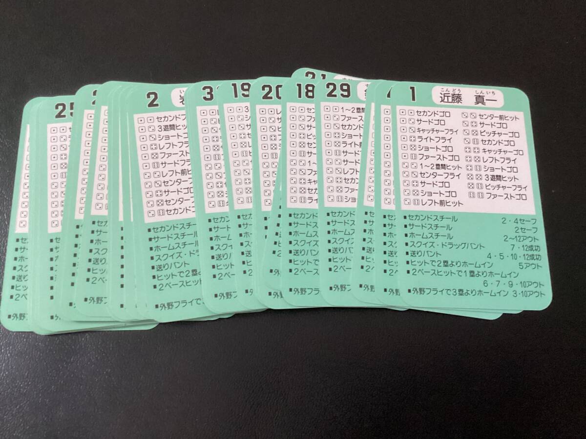 タカラ プロ野球カードゲーム 88年度 中日ドラゴンズ 30枚 落合 彦野 宇野 小松 郭源治 立浪etcの画像2