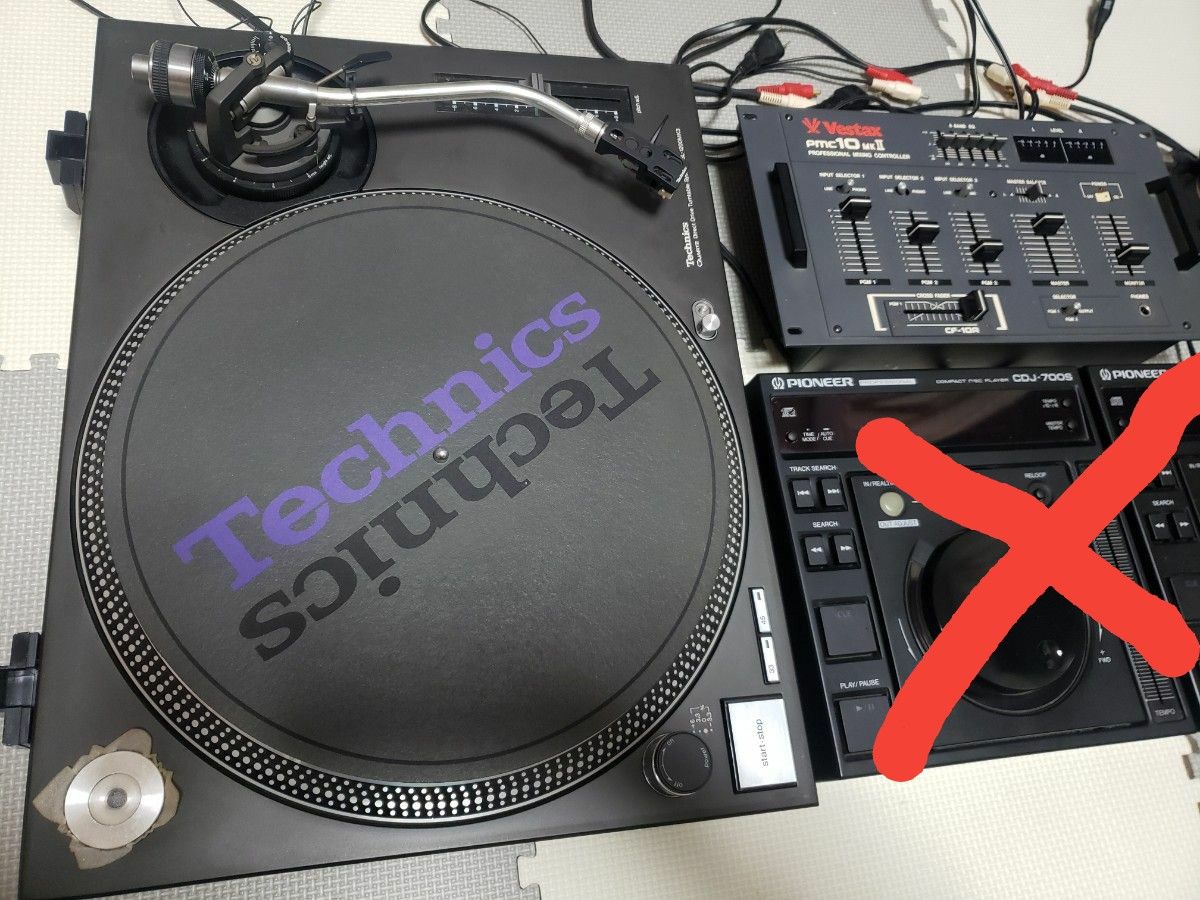 Technics SL-1200 MK3 2台  vestax ミキサーセット ターンテーブル  テクニクス