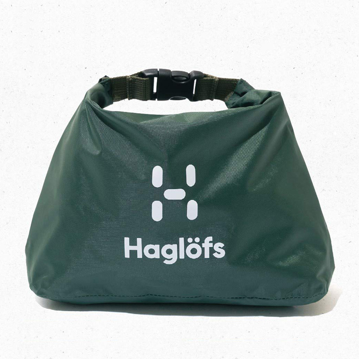 ホグロフス Haglofs ガベッジバッグ グリーン 収納バッグ 外付けバッグ 環境保全 水濡れに強い_画像1