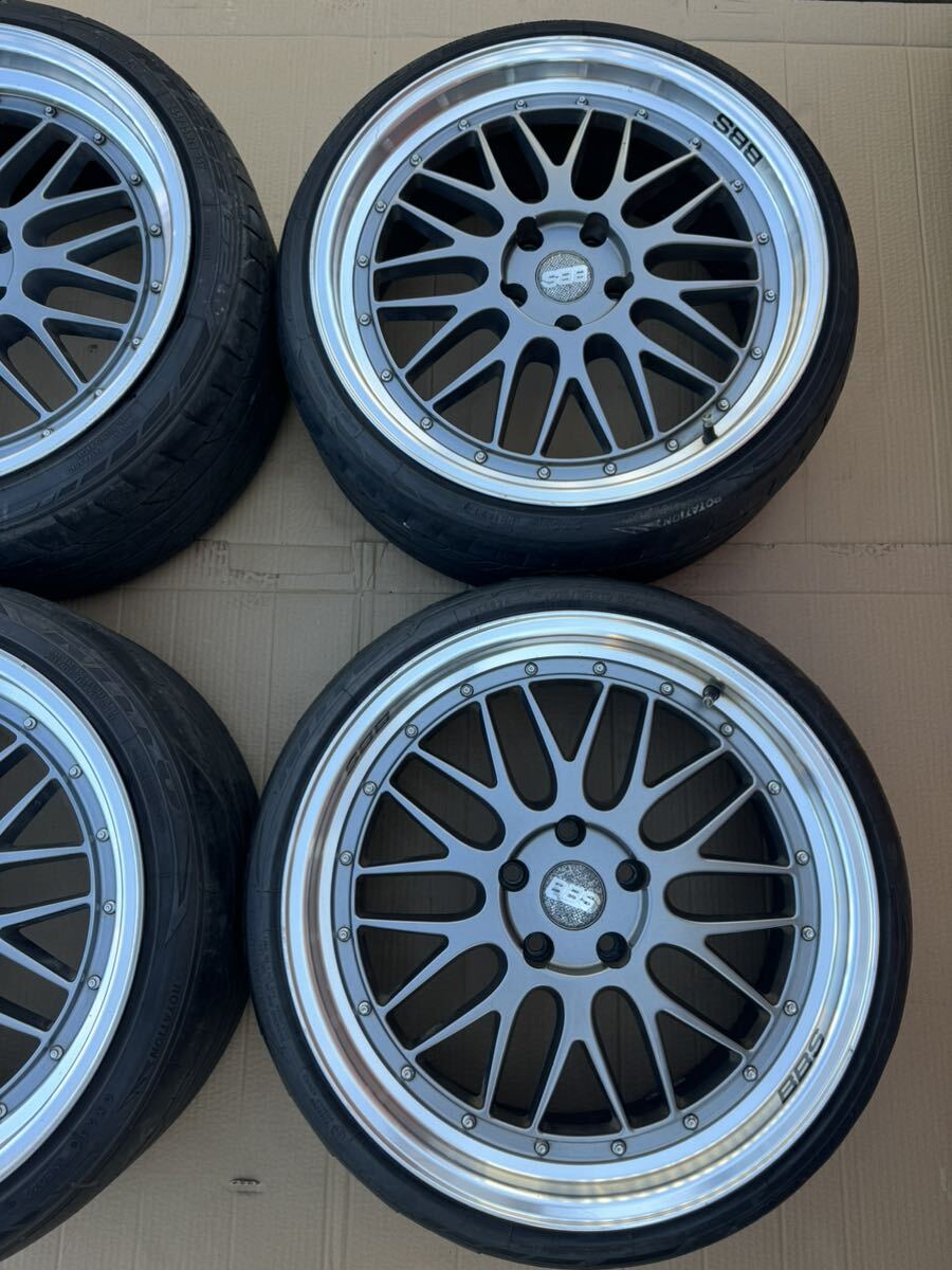 BBS LMタイプ 5H-114.3 19インチ 8.5J+35 9.5J+38 スープラ JZA80 FD3S RX-7 GTR R33 R34 S15 チェイサー スカイライン シルビア 4本 の画像4