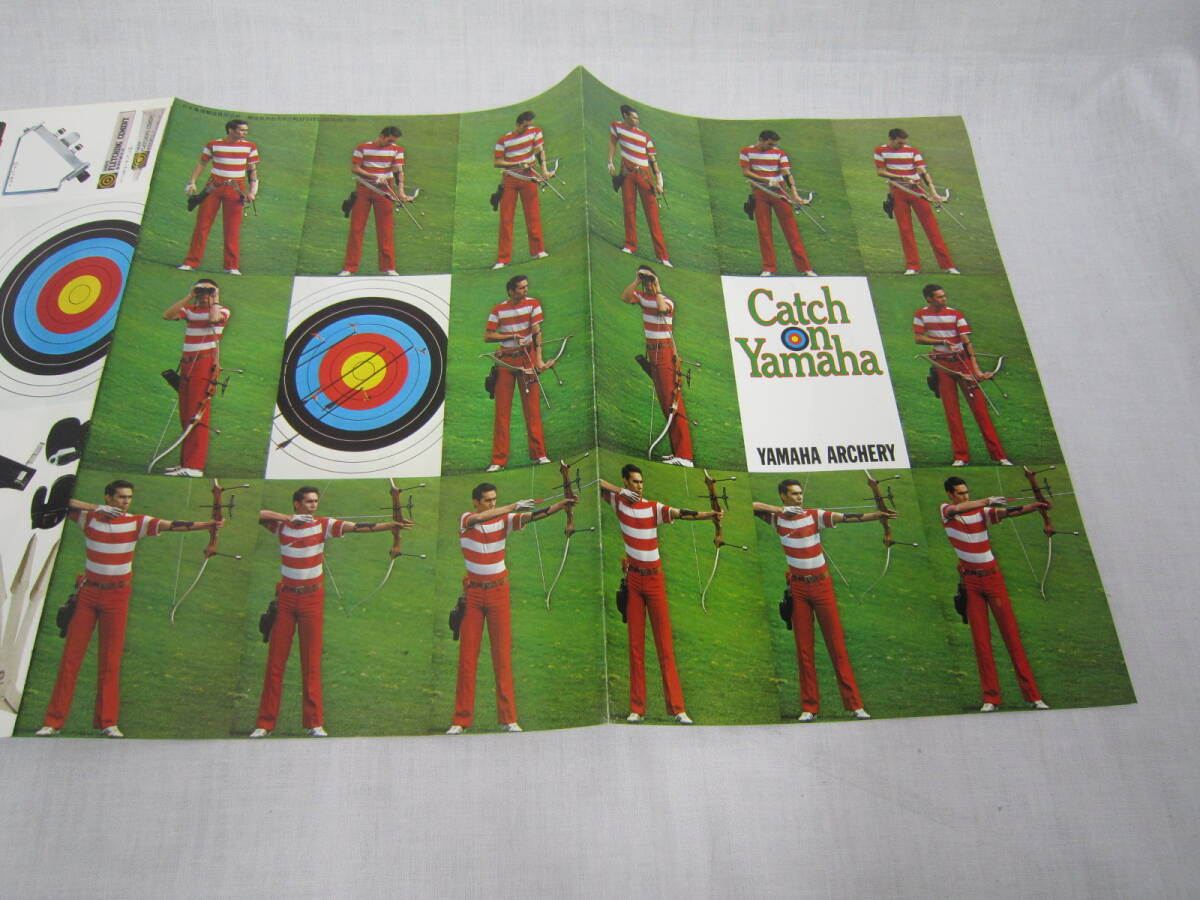 * Showa Retro *YAMAHA ARCHERY Yamaha archery CatchonYamaha catalog YA62 YB66 YC66 YDF66 YDS66 YES64YG66 control number 2002-182