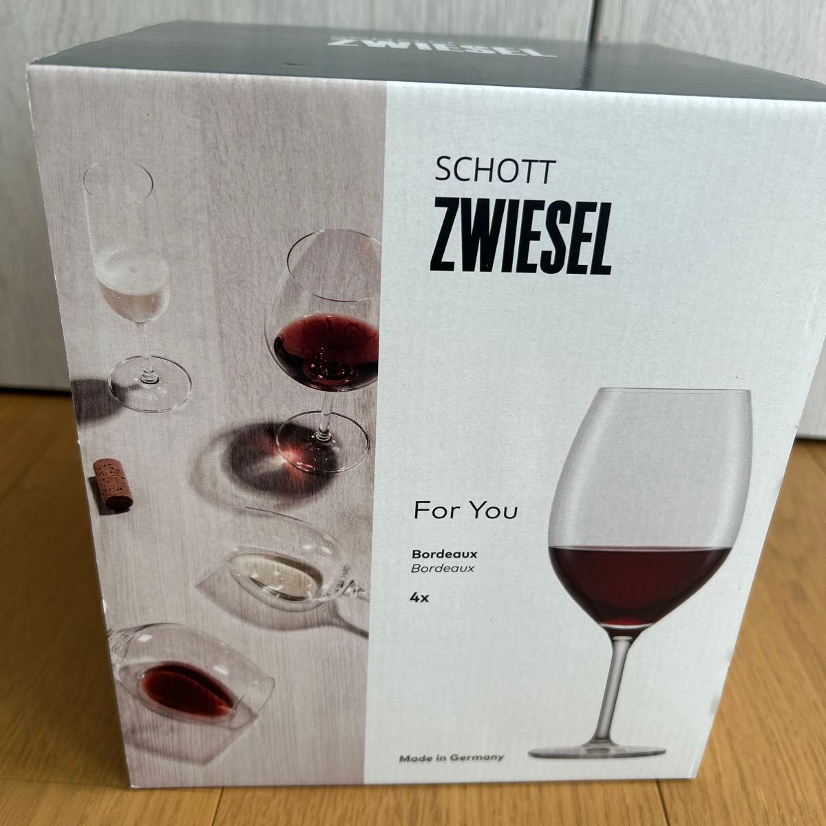 ツヴィーゼル　赤ワイングラス 4個セットワイングラス  ドイツ製 食器