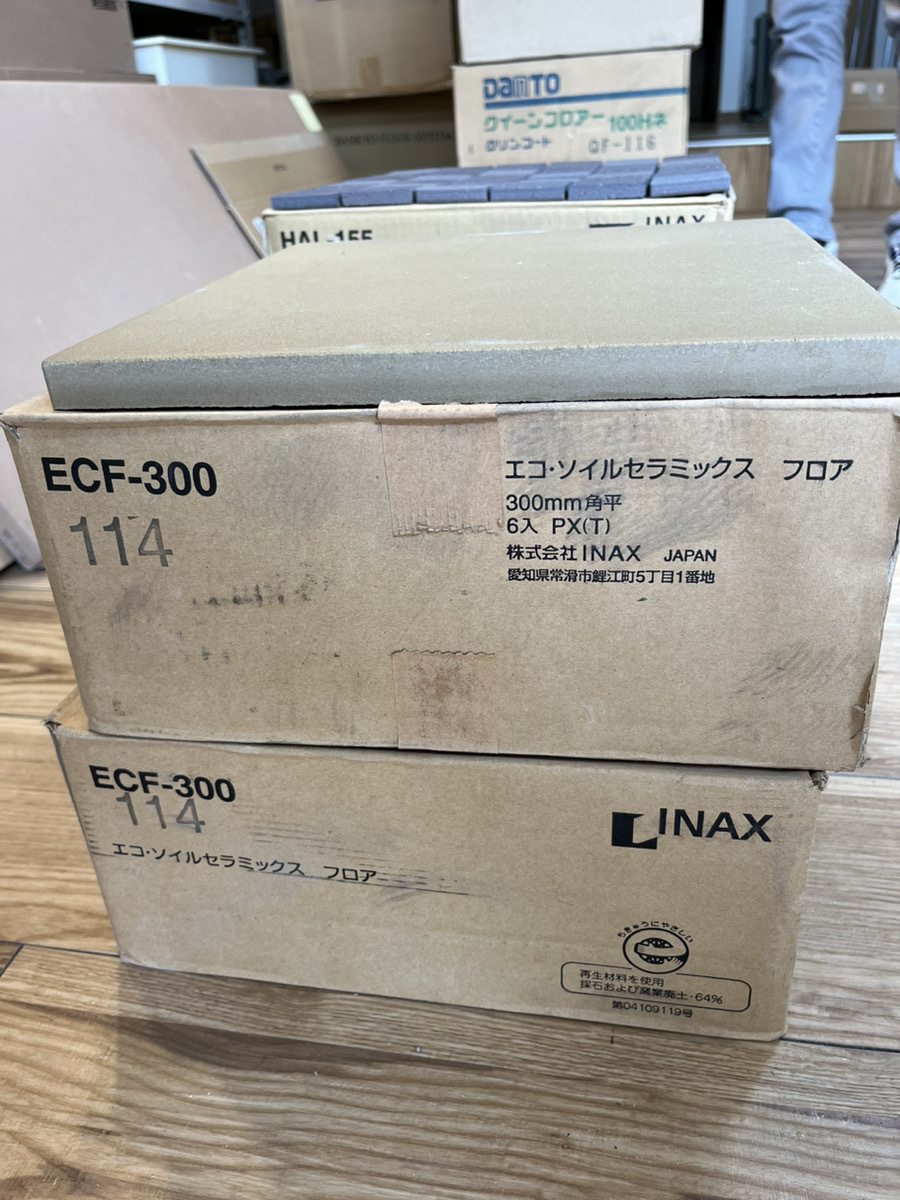 INAX 床タイル エコ・ソイルセラミックス フロア 土間 ECF-300 114 300mm角平 1箱6枚入 内装 屋内 壁 タイル リクシル LIXIL_画像4