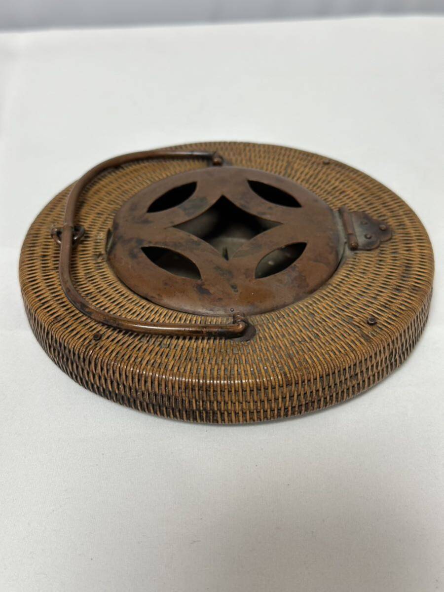  bamboo craft small ..... bamboo . copper made bamboo .. tea utensils tea utensils . tool antique old fine art Edo era 