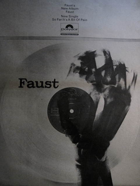 FAUST(ファウスト) re. Slapp Happy◎『FAUST／SO FAR』◎稀少アルバム＆シングル広告◎『MELODY MAKER』原紙[1972年]_画像1