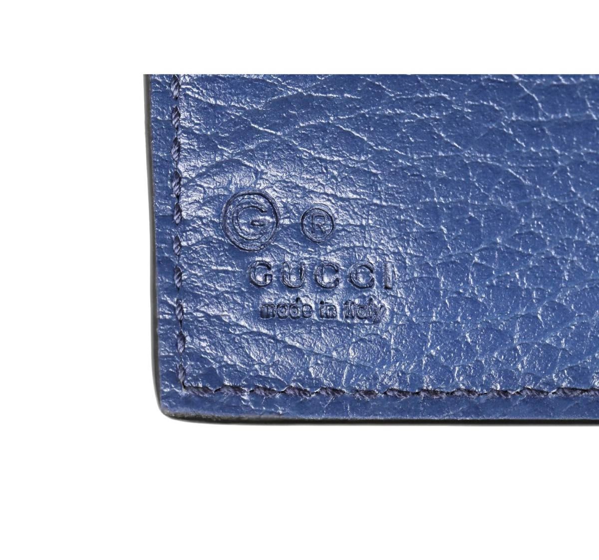 新品未使用GUCCI 二つ折り財布メンズ 610466小銭入れありブラック正規品