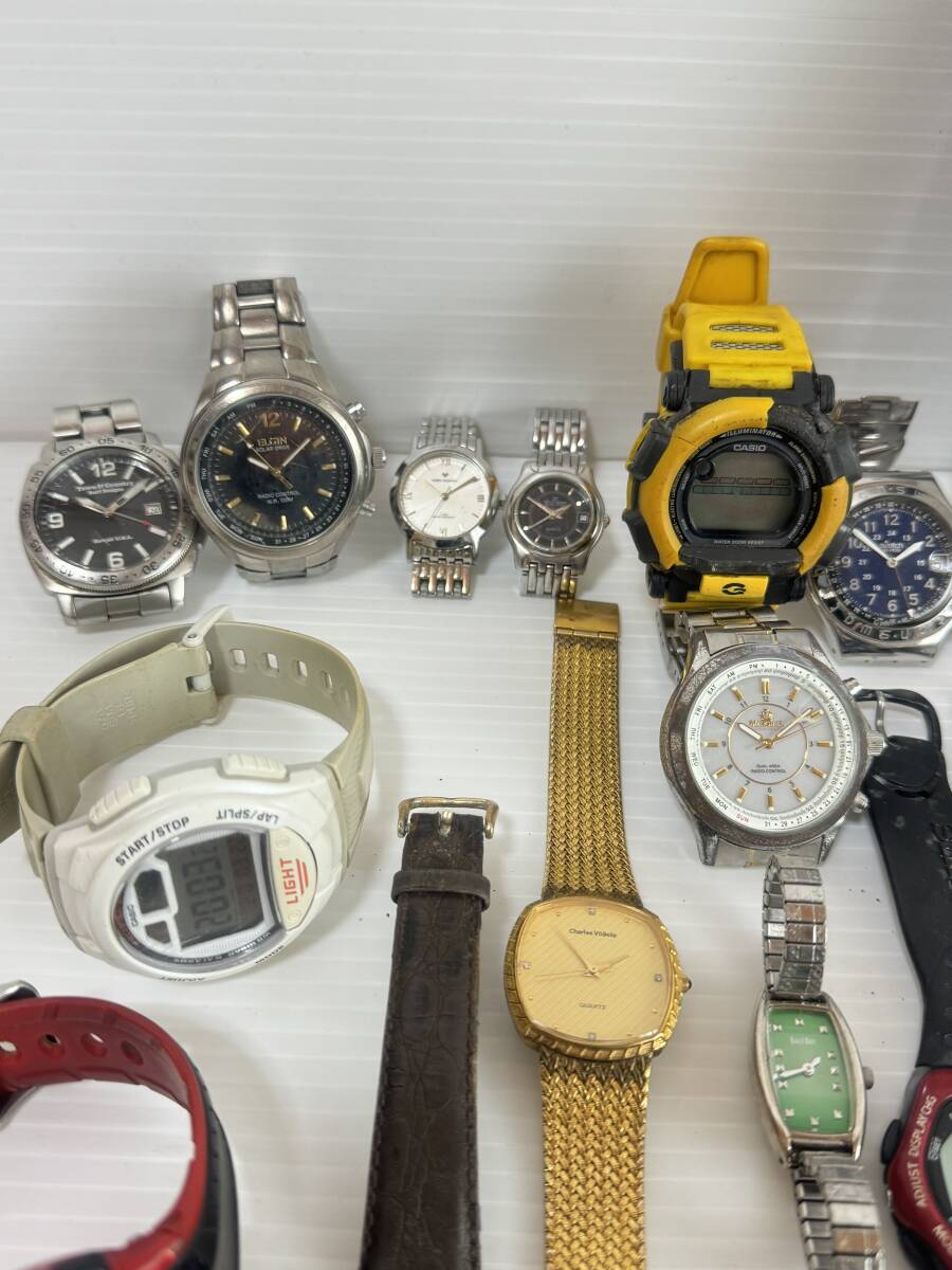 L487 腕時計まとめて60点　メンズ/レディース　SEIKO/CASIO/CITIZEN/ELGIN/FOSSIL/AUREOLE/SWATCH/G-SHOCK/GUESS/Charles Vogele/renoma他_画像2