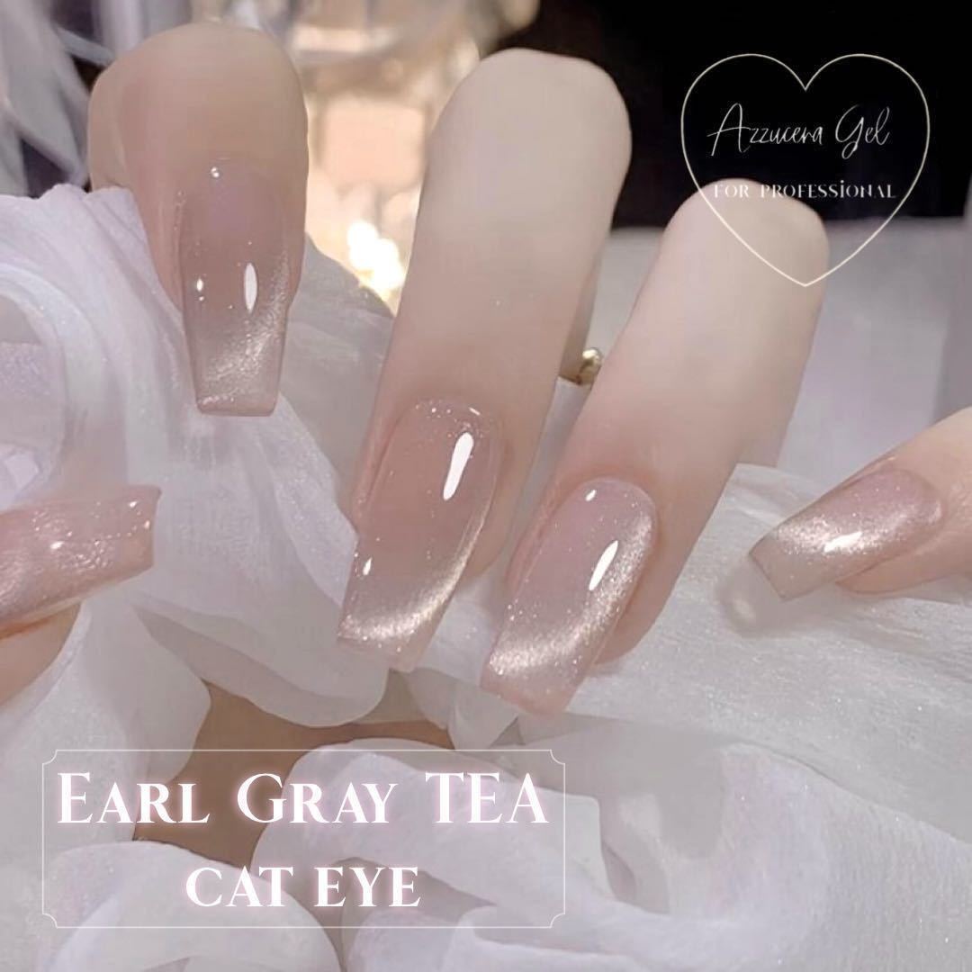 Earl gley Tea cat eye magnet gel ◇マグネットジェルネイル◇_画像1