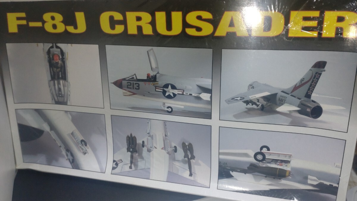 1/48 F-8J クルーセイダー 組み立てキット 戦闘機 プラモデル_画像2
