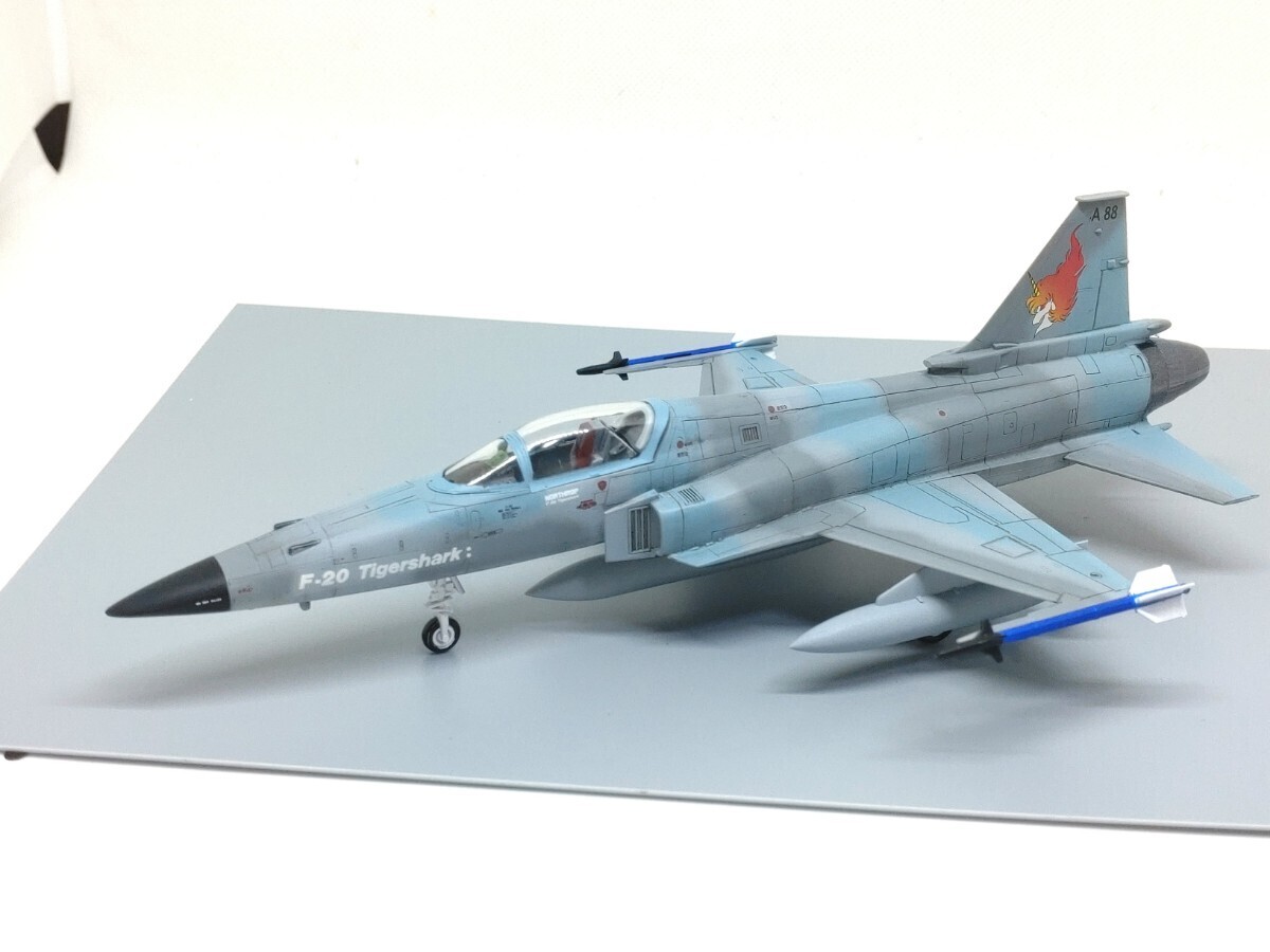 エリア88 1/72 F-20 タイガーシャーク アグレッサー塗装 風間機 塗装済み完成品_画像4
