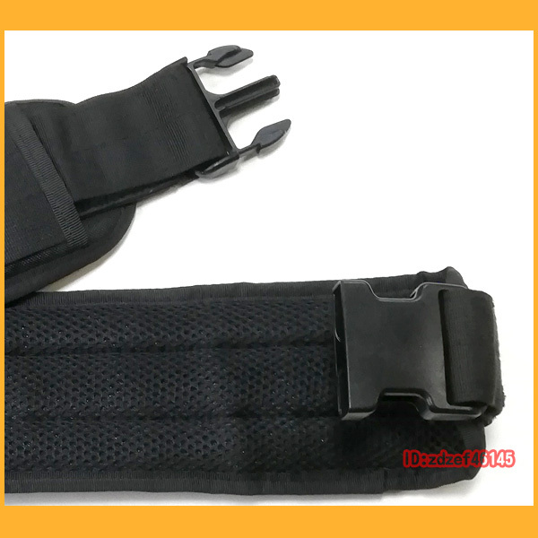 * air gun * molding system Tacty karu belt black almost new goods nylon made airsoft military *