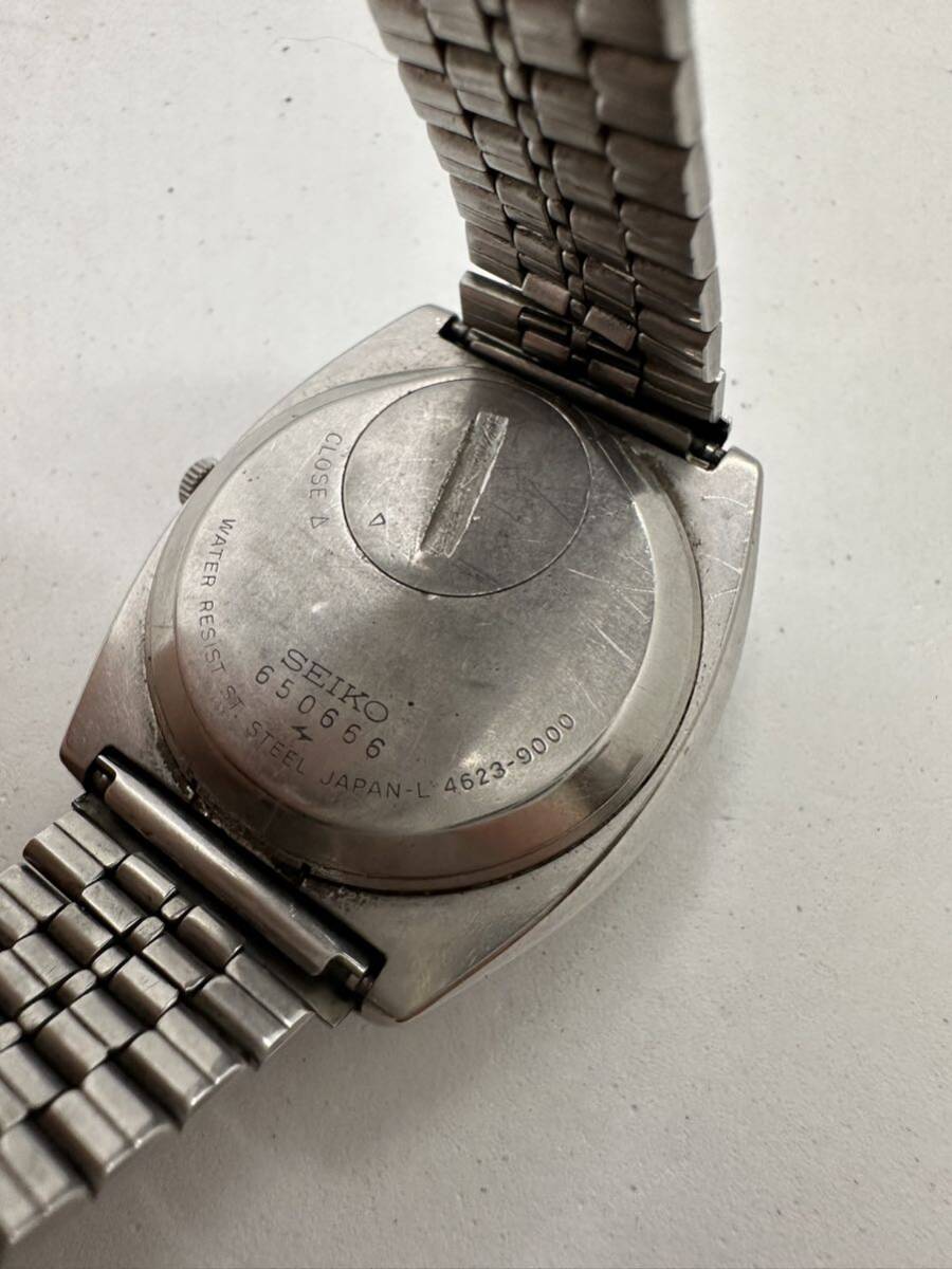 【SEIKO 】腕時計 TYPEⅡ タイプ2 中古品　4623-9000 不動　ジャンク_画像4