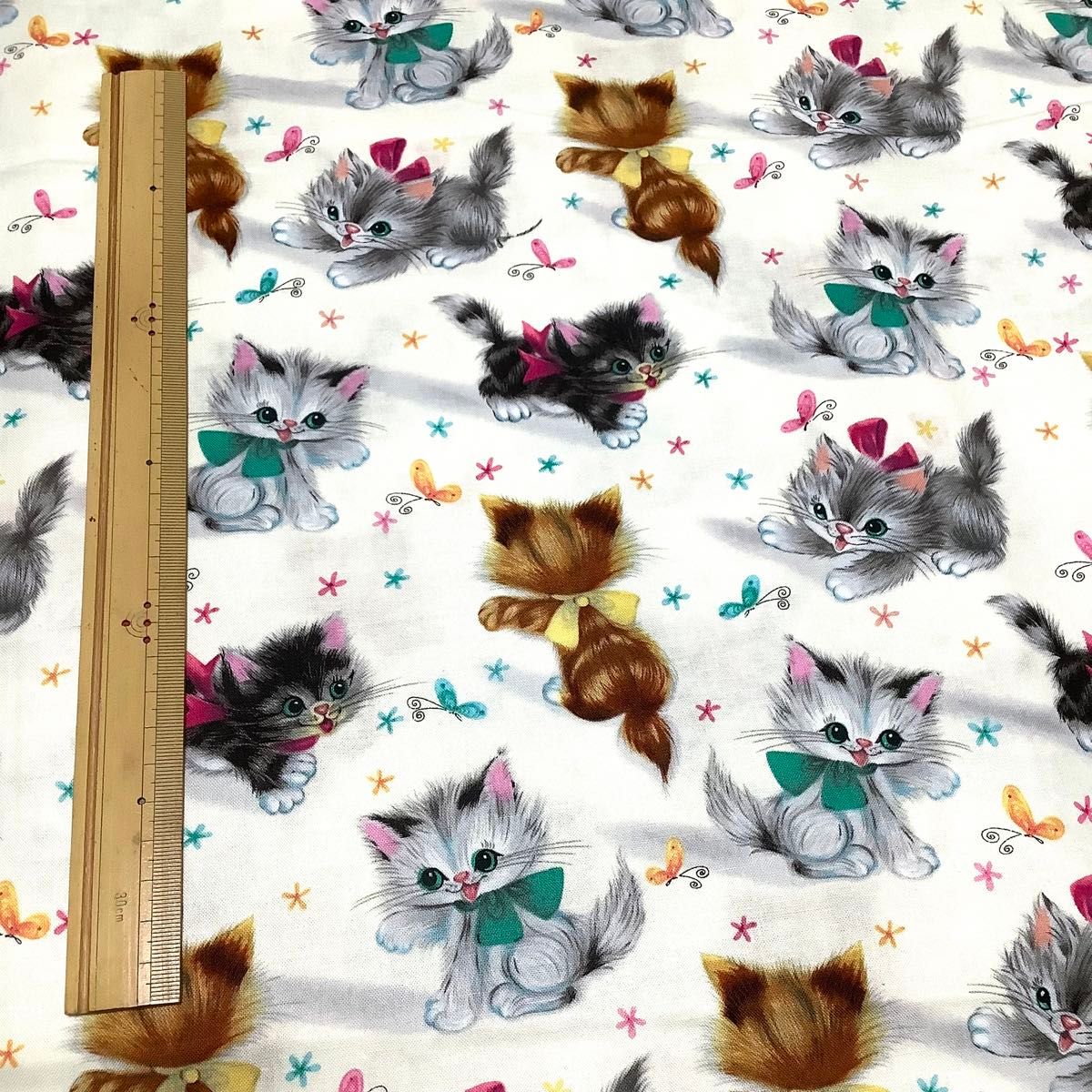 【廃版】USAコットン マイケルミラー Little Kitties レトロ子猫