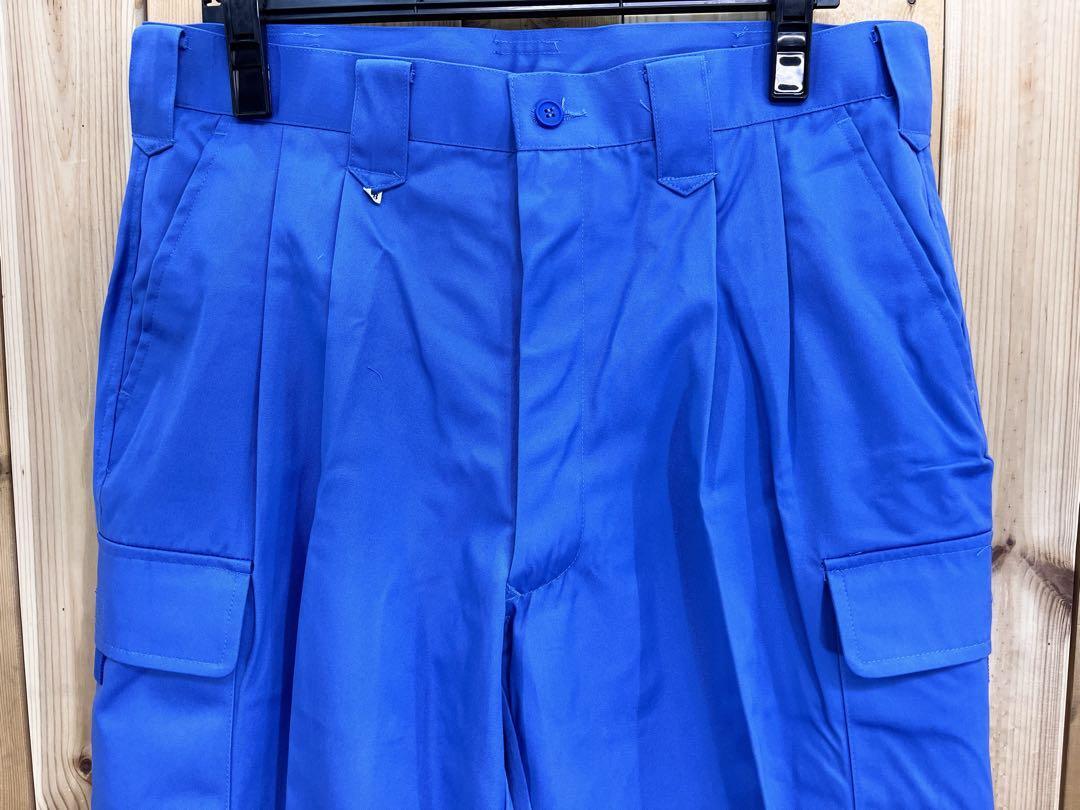 【新品長期保管品】作業ズボン　ブルーカラー　　　88サイズ　冬用　カーゴパンツ_画像3