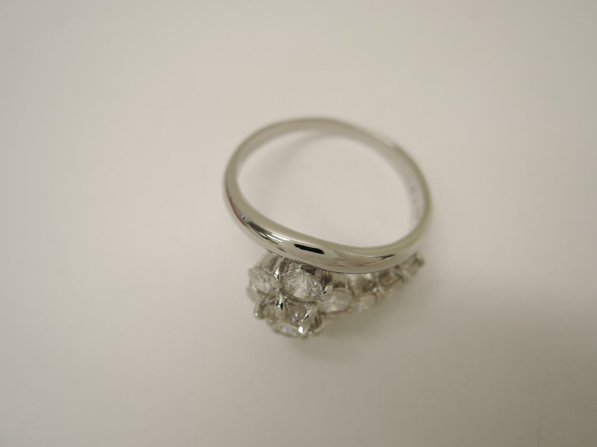 【新品磨き済】Pt900 プラチナ ダイヤ1.50ct 指輪 リング サイズ13号 ジュエリー アクセサリー レディース NBJ_画像5