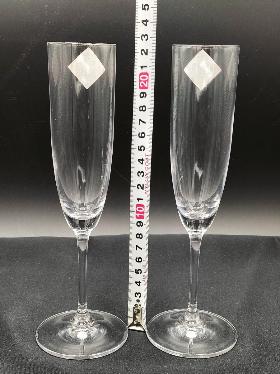  unused goods * Lee Dell champagne glass 2 piece set 22.5cmpe Agras RIEDELpe Agras pair set 2 customer box attaching boxed glass tableware Western-style tableware 