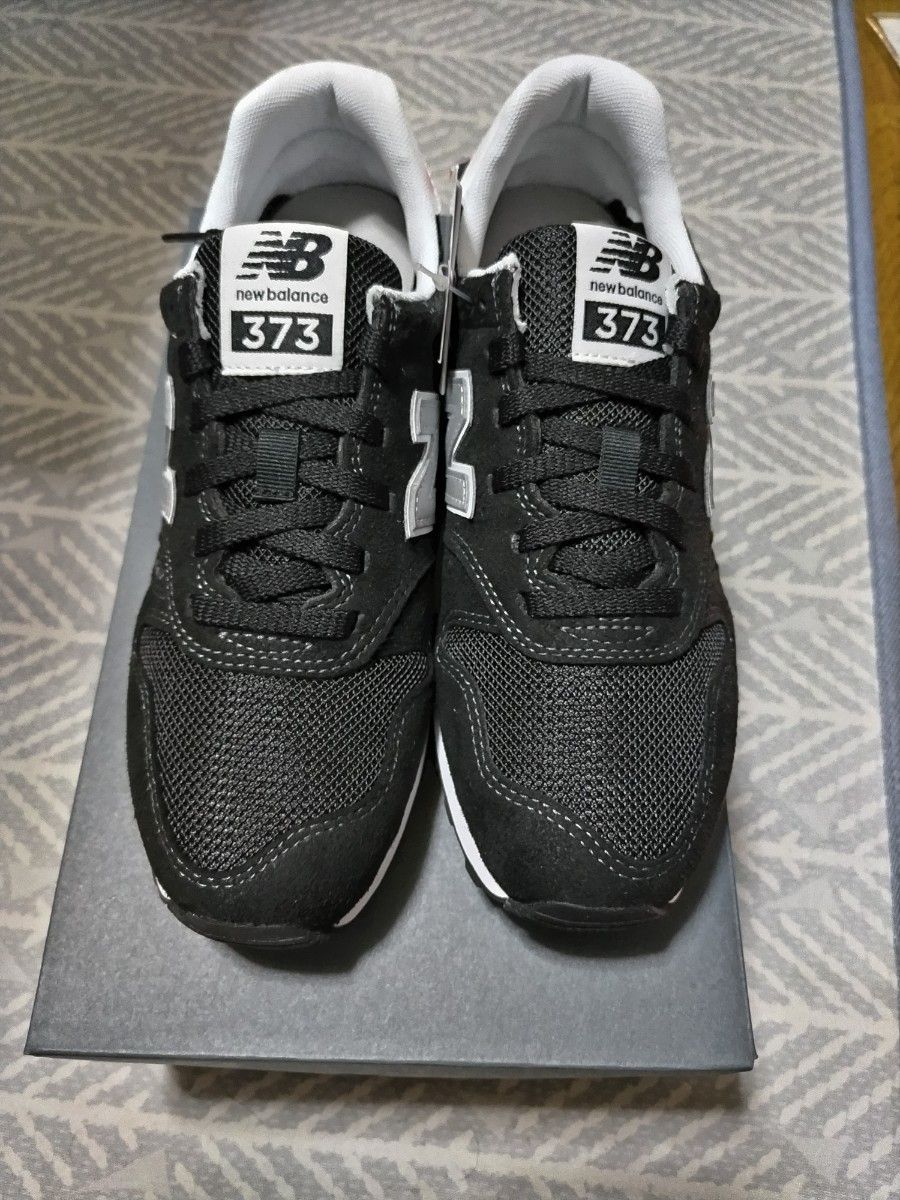 新品　New Balance　ニューバランス ML373 KB2 D/24.5cm BLACK スニーカー