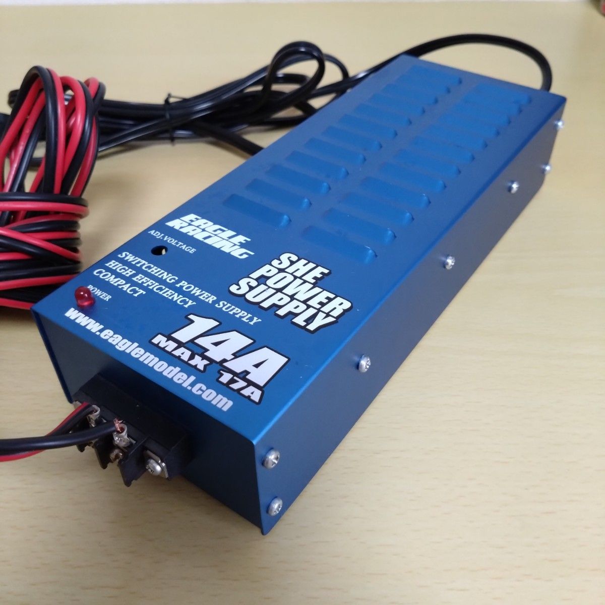 【中古】 安定化電源 イーグル SHE POWER SUPPLY 14A 京商 ラバー タイヤ トゥルーアー イーグル模型 RC