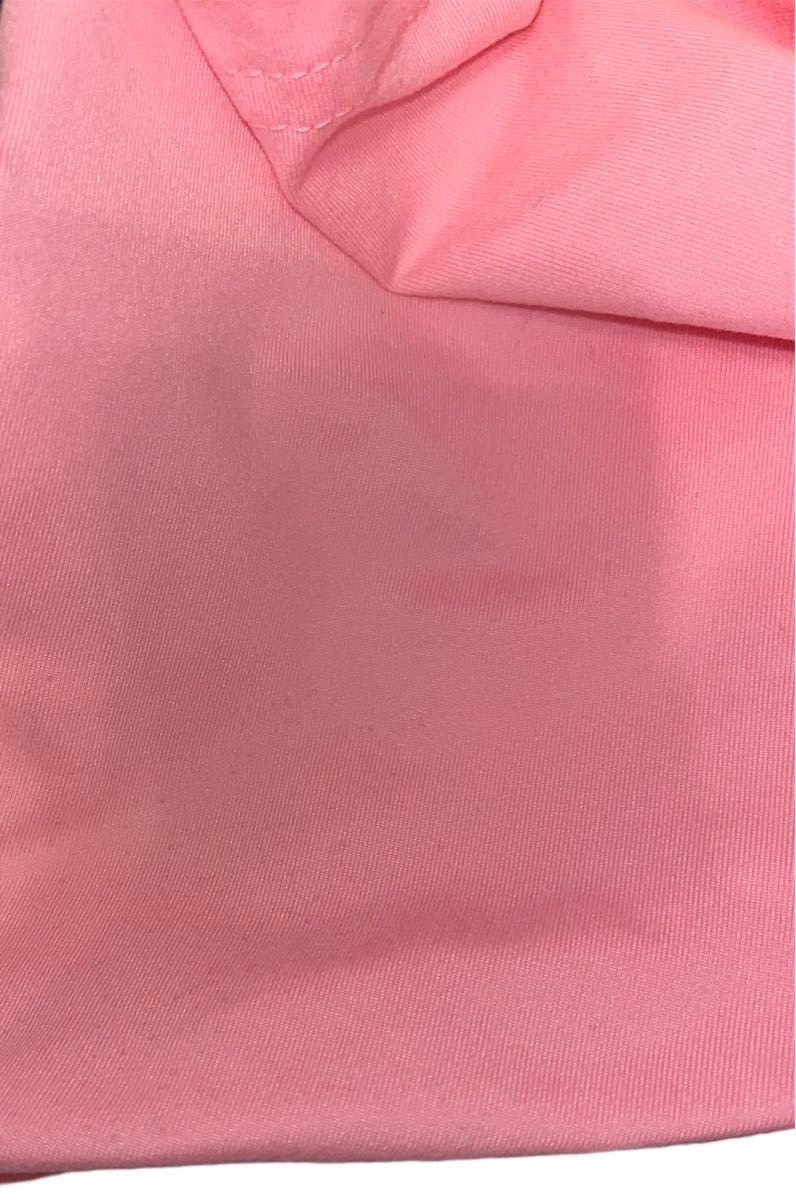 SHEIN シーイン EZwear 文字刺繍 ドロップショルダーTシャツ ピンク Lサイズ(日本国内向けのサイズ XXLサイズ)
