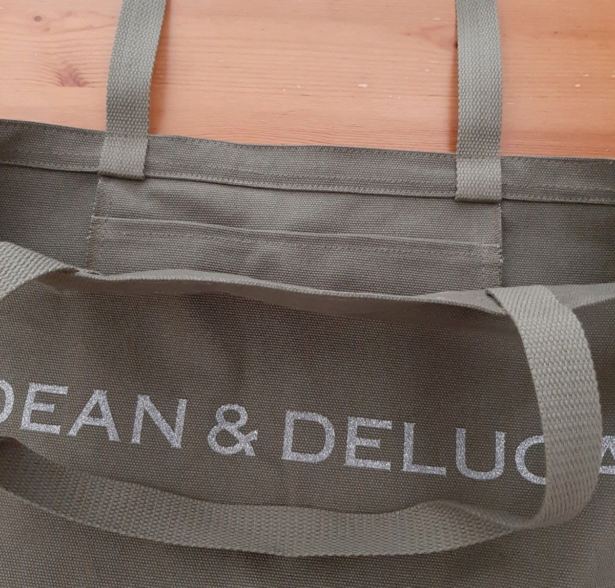 【新品・未使用】DEAN&DELUCA トートバッグ L オリーブグリーン