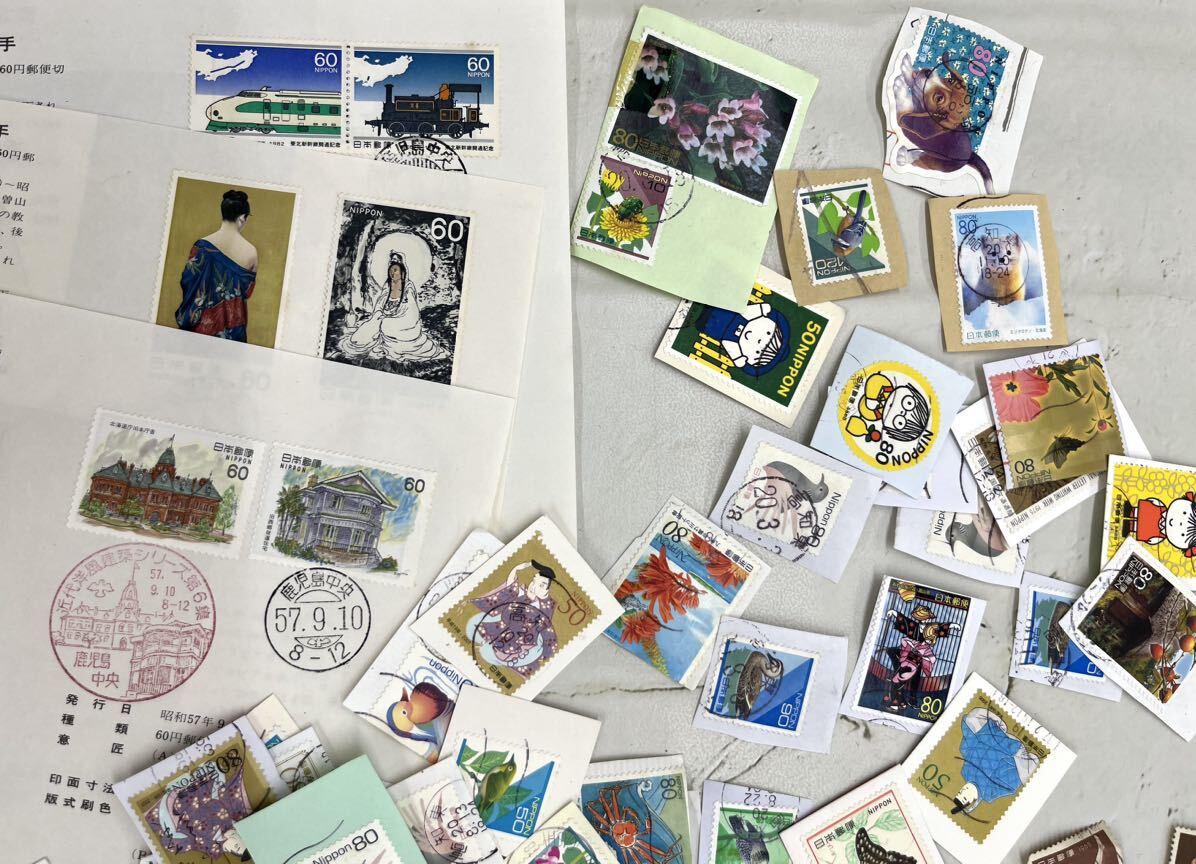 〈N698〉 日本郵便 消印有 切手 大量 まとめ バラ 記念切手 普通切手 コレクション の画像2