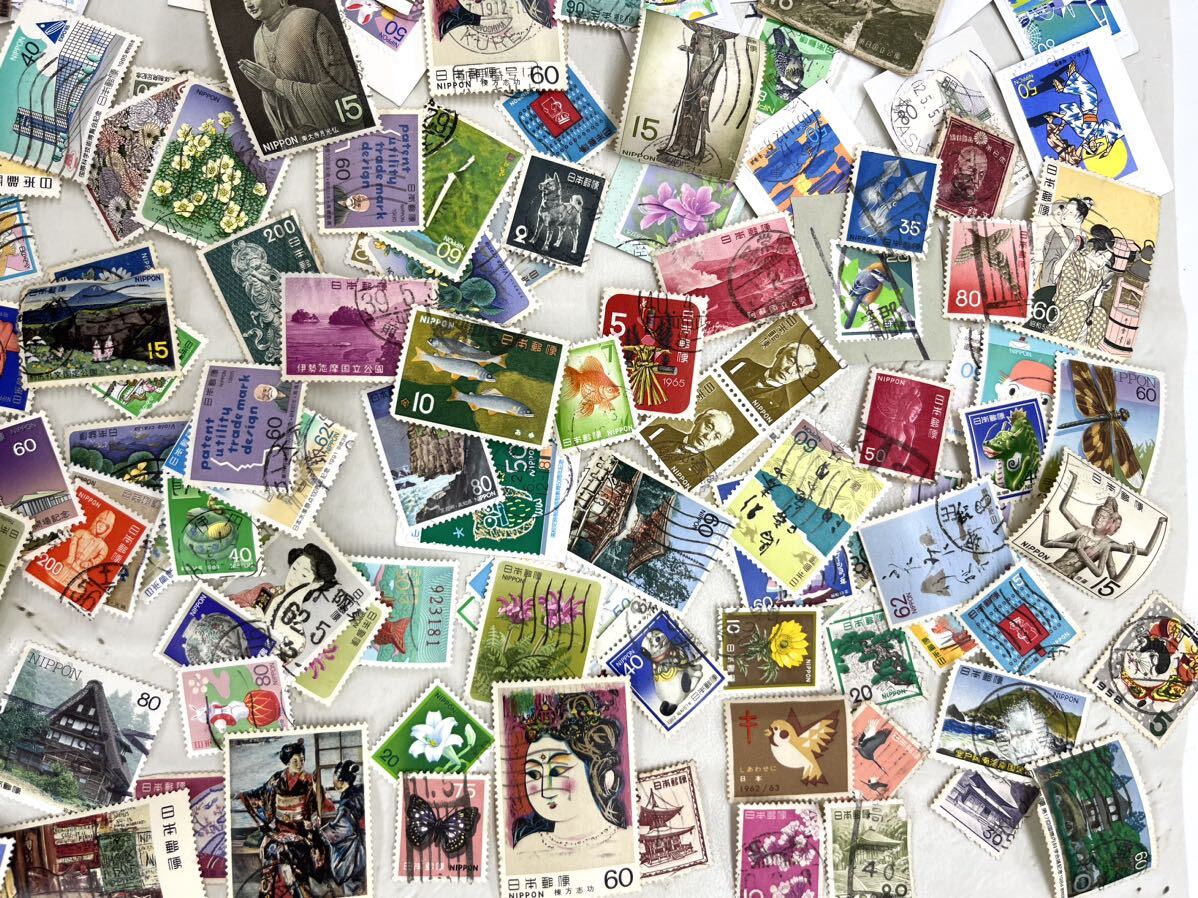 〈N698〉 日本郵便 消印有 切手 大量 まとめ バラ 記念切手 普通切手 コレクション の画像4
