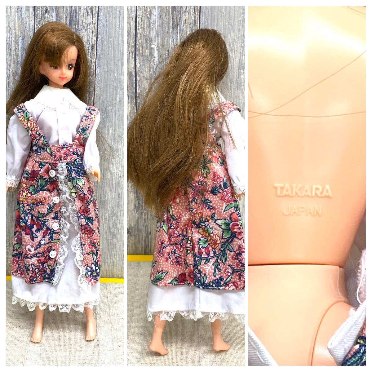 〈N860〉　リカちゃん人形 5体　TAKARA タカラ 着せ替え人形 当時物 ドール おもちゃ 昭和レトロ　アンティーク_画像6