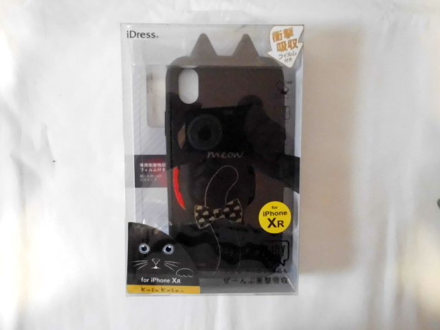 【ラスト1点!】新品！送料無料！iphoneXR用ケース cat black☆_画像1