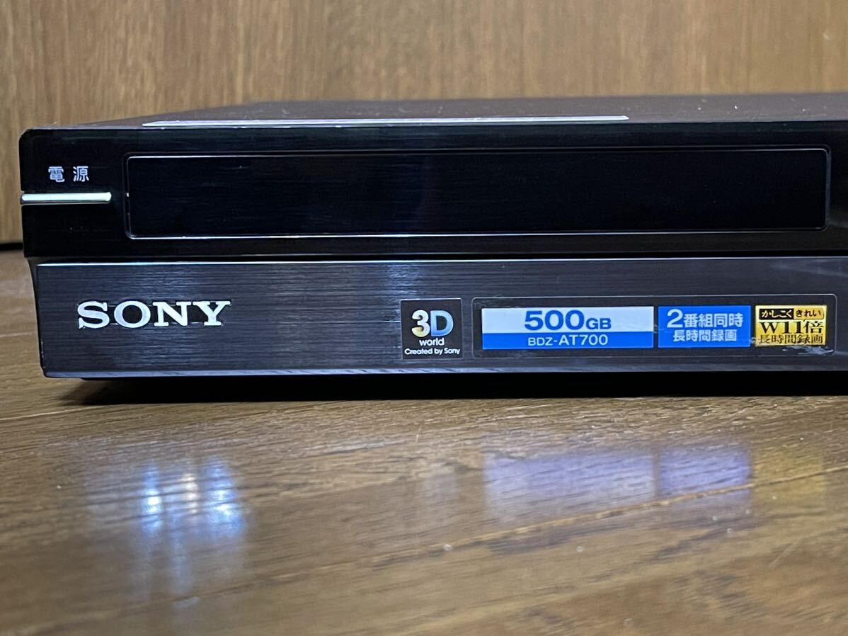 SONY BDZ-AT700 Sony BD recorder Blue-ray disk recorder 500GB used junk * accessory none 