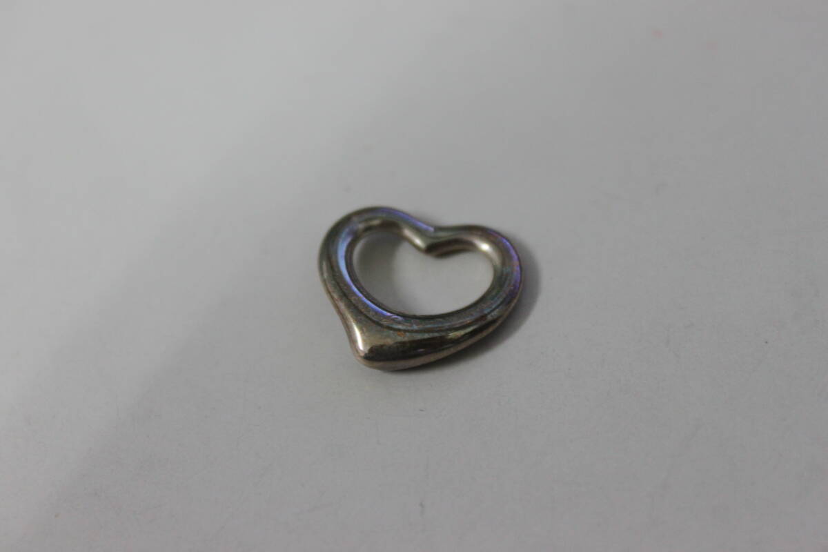 0 secondhand goods storage goods Tiffany & Co. JP Tiffany Open Heart top accessory silver SV925/ super-discount 1 jpy start 