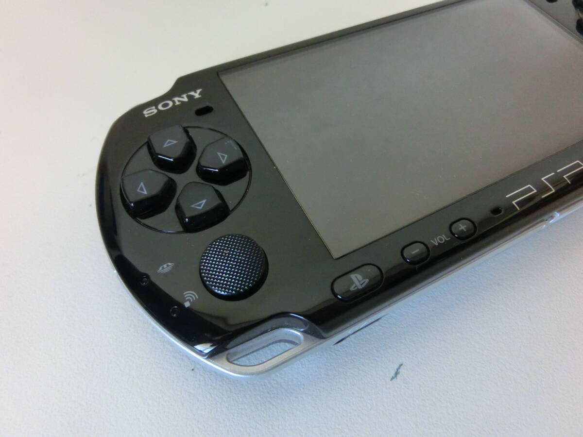  б/у товар хранение товар работоспособность не проверялась SONY Sony Playstation PlayStation портативный PSP-3000 черный игра машина / супер-скидка 1 иен старт 