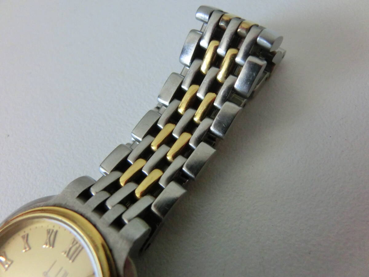  б/у товар хранение товар рабочее состояние подтверждено dunhill Dunhill женский Elite кварц наручные часы / супер-скидка 1 иен старт 