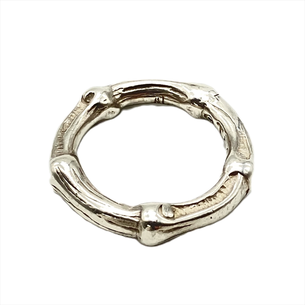 ティファニー Tiffany&Co. バンブーリング 約5.5号 指輪 SV925 シルバー 4.4g ヴィンテージ アクセサリー_画像2