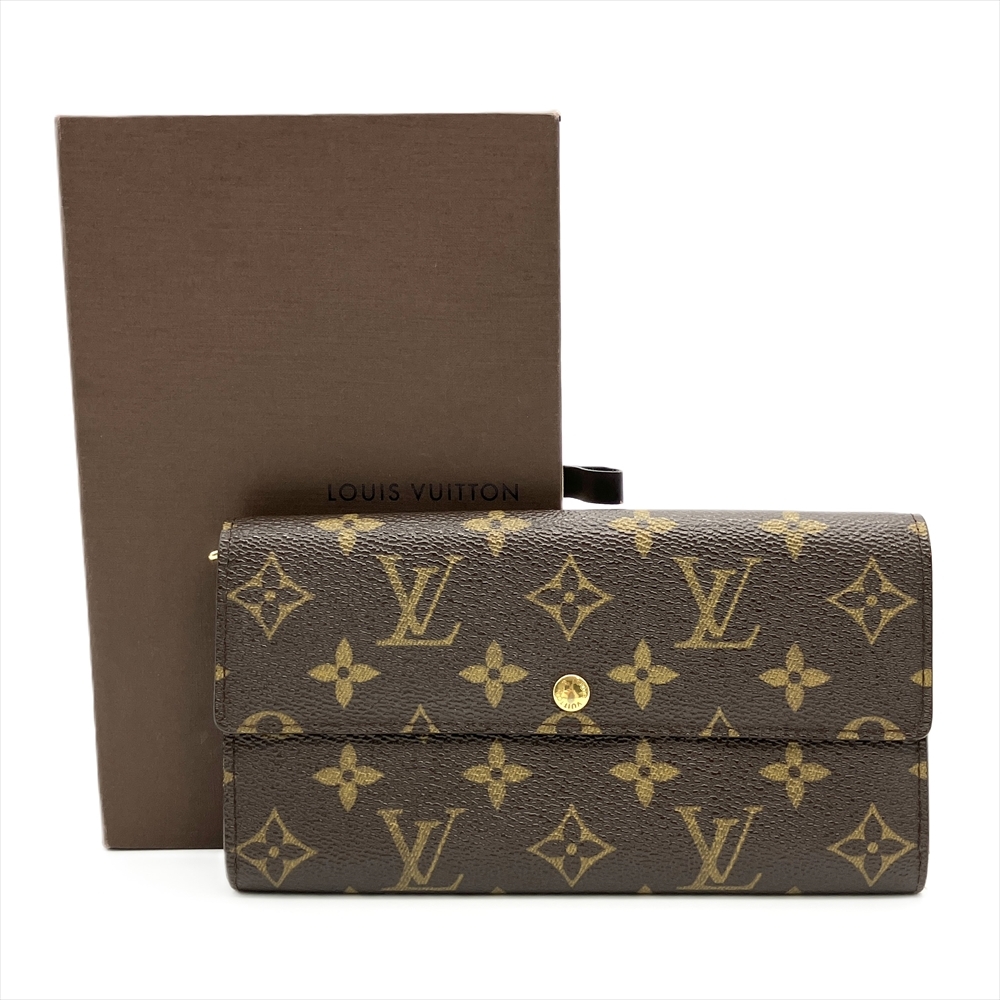 ルイヴィトン LOUIS VUITTON ポルトフォイユ サラ 長財布 モノグラム キャンバス M61734 TH1025_画像1