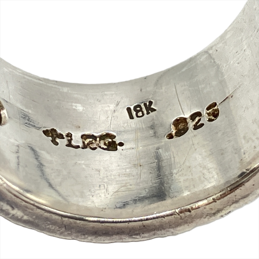  Loree Rodkin Loree Rodkin black sling ring approximately 10.5 number SV925 K18YG 14.0g accessory lady's 