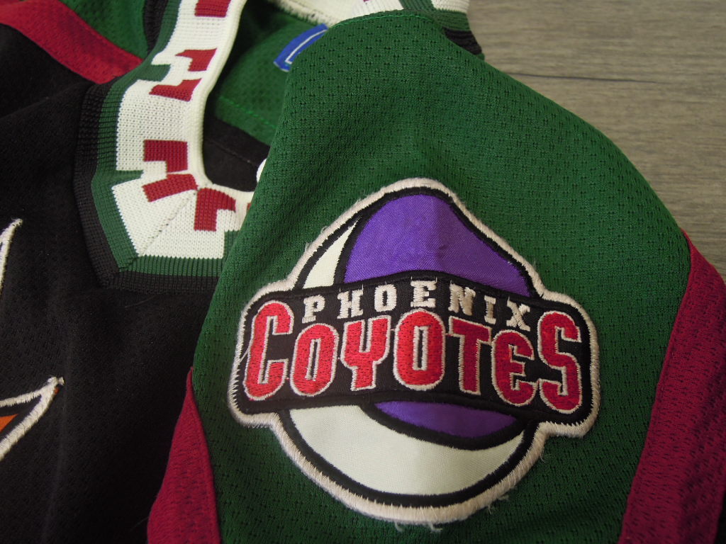 7kk 90\'s STARTER starter NHL have zona* coyote z game shirt hockey shirt 