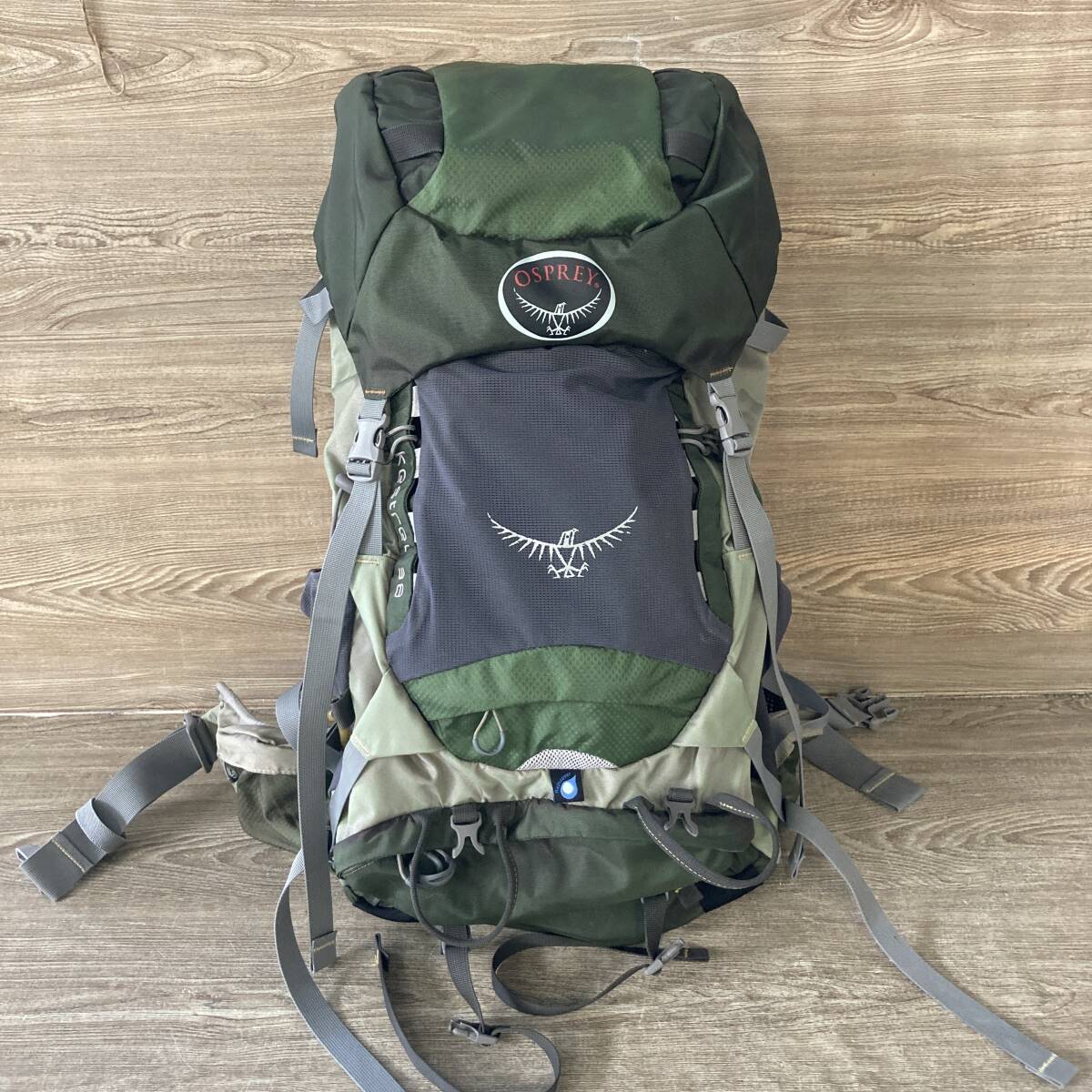 オスプレー ケストレル38 M/L osprey kestrel バックパック キャンプ レインカバー有 登山 アウトドア tmc02056205_画像1