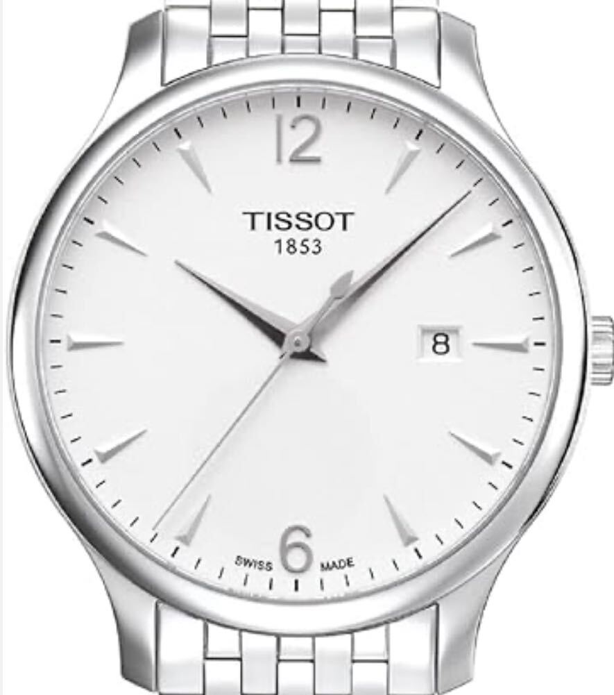 【極美品】TISSOT ティソ T063610 トラディション クォーツ デイト メンズ 腕時計 _画像1